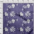 thumbnail image 2 of oneOone Polyester Lycra Purple Fabric Florals Sewing Fabric By The Yard Printed Diy Clothing Sewing Supplies 56 Inch Wide, 2 of 4