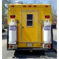 thumbnail image 5 of Flame King 100LB Empty Steel Propane Tank, Propane Cylinder with POL Valve and Collar, Universal, White, 5 of 7