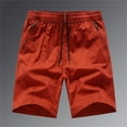 thumbnail image 2 of Sngxgn Men's Hiking Cargo Shorts Lightweight Outdoor Work Shorts for Men Travel Camping Casual(Red,XXL), 2 of 3