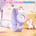 thumbnail image 3 of 3D Cartoon Watch Rainbow Dial Waterproof Watch Adorable Cartoon Watch for Age 4-12 - The Perfect Fun Gift, 3 of 8