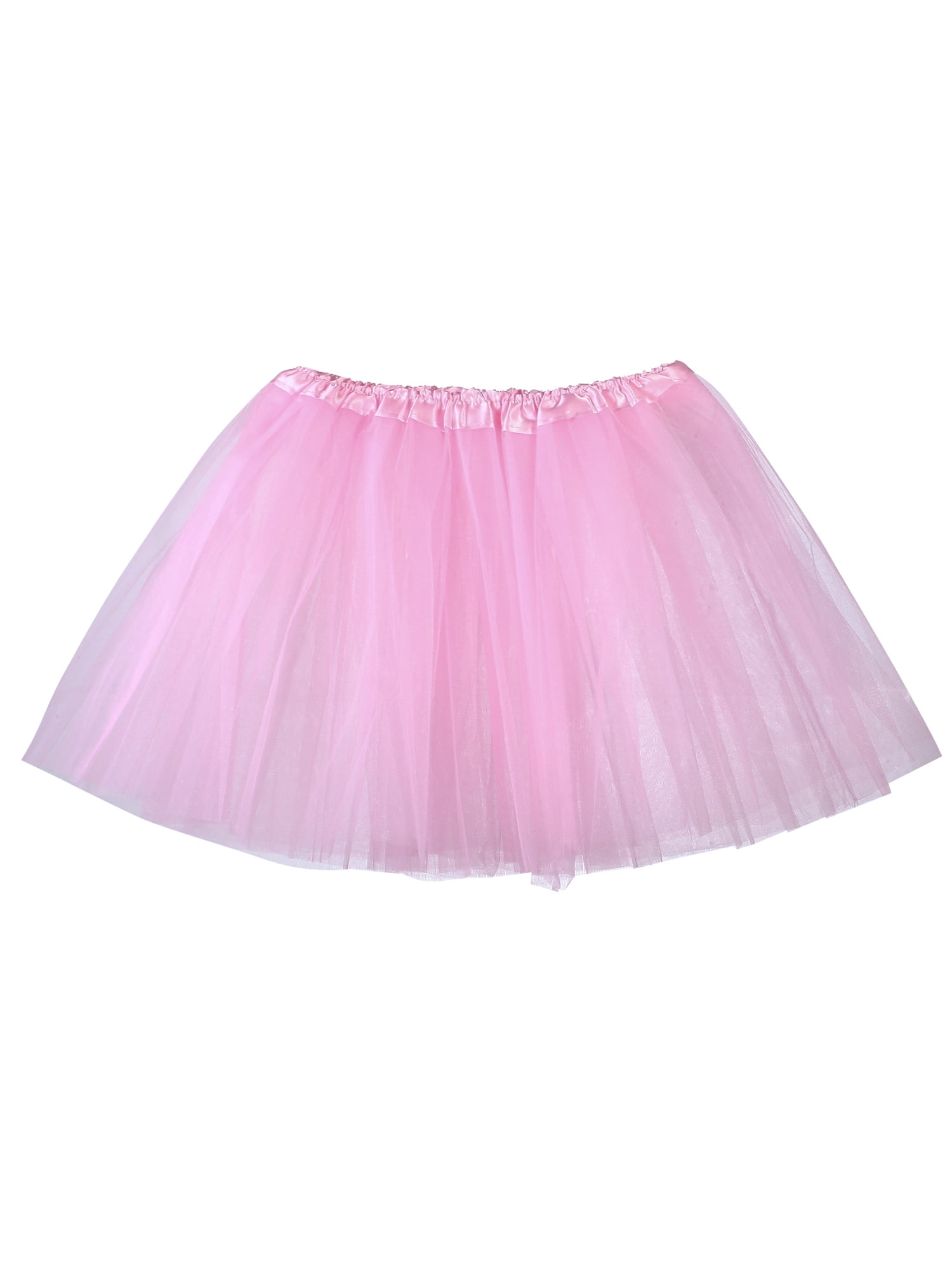 MERSARIPHY Women Solid Color Elastic Stretch Tulle Dress Tutu 3 Layer ...