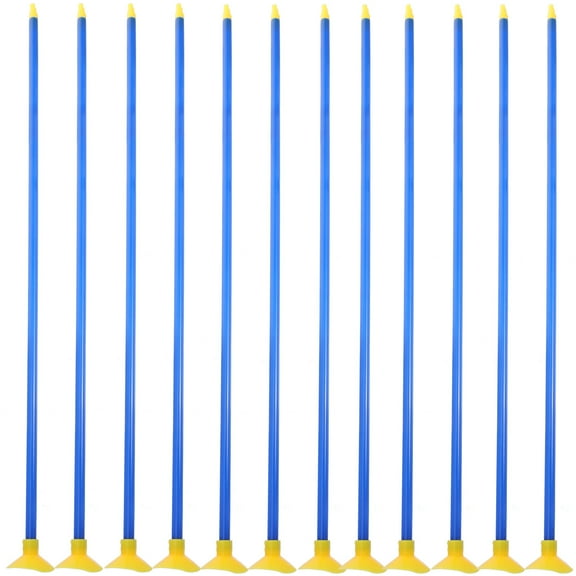 MERRYHAPY Replacement Suction Cup Arrows Blue For Children Indoor and Outdoor Bow Games 12Pcs 42x3cm