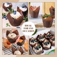 thumbnail image 7 of KOYPTL 50PCS Tulip Cupcake Liners Muffin Liners for Baking,Parchment Paper Cups Greaseproof Cupcake Wrappers,Sturdy Easy to Use for Party Holiday Christmas Easter Homemade Bakery Standard Size Coffee, 7 of 7