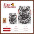 thumbnail image 3 of Honeii Monochrome Deer Floral Print Small Burlap Bags,Christmas Drawstring Treat Bags Gift Bags Reusable Candy Goodie Wrapping Bags for Holiday Party Favors Supplies -Small, 3 of 9