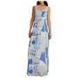thumbnail image 1 of Kcodviy Robe Sans Manches à Bretelles Spaghetti pour Femme, Robe Moulante Imprimée à Empiècements, Robe de Soirée, Tenue de Boîte de Nuit Quotidienne, Robe de Vacances, 1 of 9