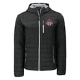 thumbnail image 2 of Men's-Cutter & Buck  Black Toronto FC Rainier Primaloft Eco Full-Zip Hooded Jacket, 2 of 3