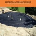 thumbnail image 6 of Yeshouse 6oz Geotextile Fabric 6ft x 100ft - Heavy Duty PP Landscape Drainage Mat with 350N Tensile Strength & 440N Load Capacity for Driveway/Road Stabilization, Erosion Control & French Drains, 6 of 6