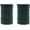 S8214 BLACK, variant on Pack of 2 Pearlized Raffia Ribbon Rolls 200 Yards for Kraft Packaging and Decoration (Kelly Green)