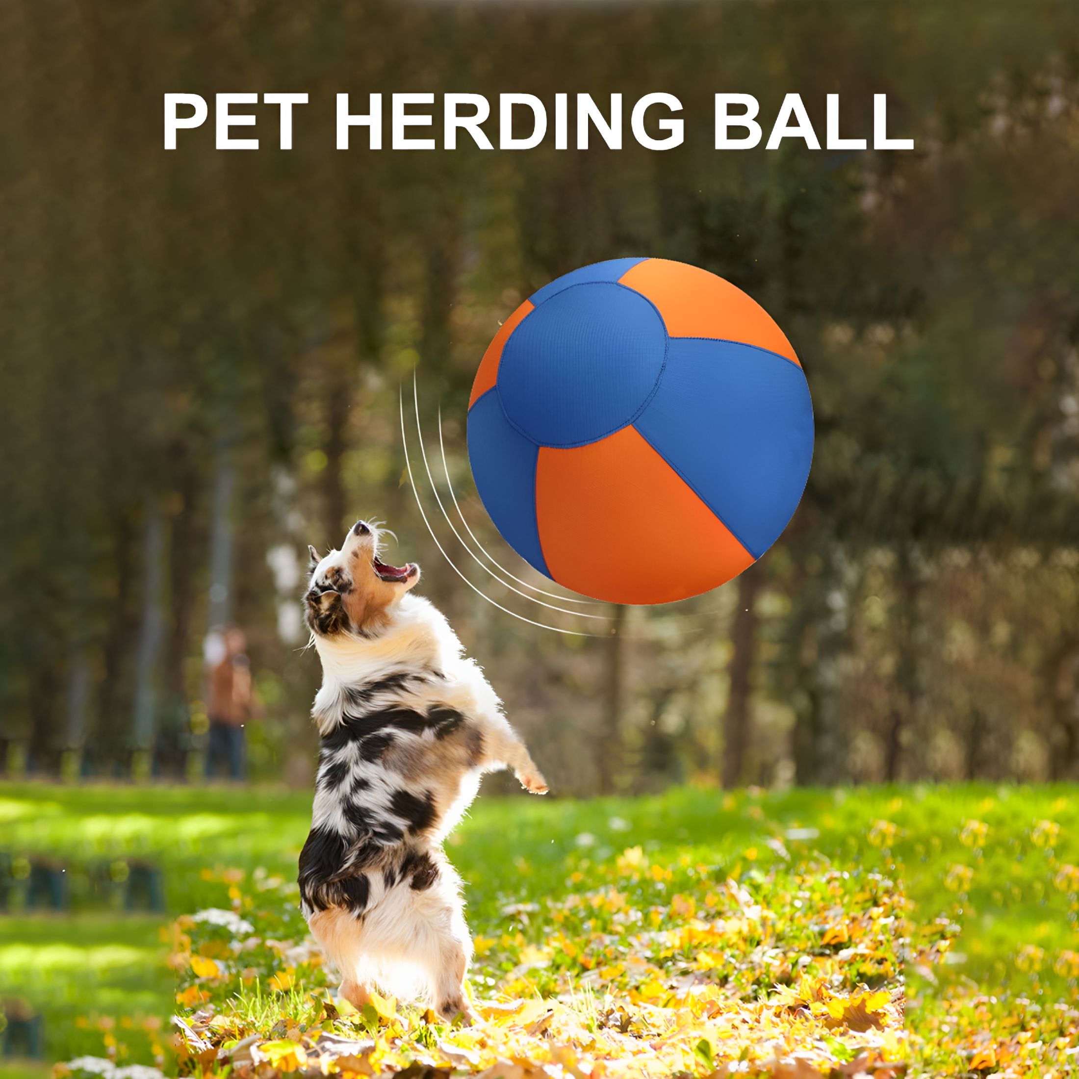 BESTSKY Dogs Herding Ball Toy Pet Outdoor Inflatable Ball Toy Training Herding Ball Toy for Self Play Dogs Chew Toy for Aggressive Chewer Dogs Chew Toy for Large Dogs