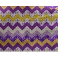 thumbnail image 5 of oneOone Georgette Viscose Medium Yellow Fabric Chevron Fabric For Sewing Printed Craft Fabric By The Yard 42 Inch Wide-B6, 5 of 6