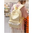 thumbnail image 2 of PRIYAL Polka Dot Backpack Cute Coquette Backpack with Lace Trim Kawaii Back Pack Everyday Daypack for Weekend, 2 of 12