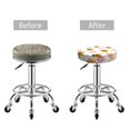 thumbnail image 4 of Cauagu Cute Duck Print Round Stool Covers,Seat Cushion for Round Bar Stool Chair Seat Cover for Bar Round Chair Fits for 12/13/14in Bar Stool Cushion, 4 of 7