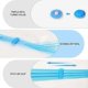 thumbnail image 3 of Vacuum Bag Clothes Vacuum Cleaner XXL Set of 8 Vacuum Storage Bags, 3 of 5