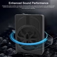 thumbnail image 1 of Subwoofer 10 Inch 800W Under  Car Subwoofer High Power Active Subwoofer Speaker Built in Amplifier with Volume Controller Blue LED Ambient Light for 12V Car Truck SUV RV, 1 of 7