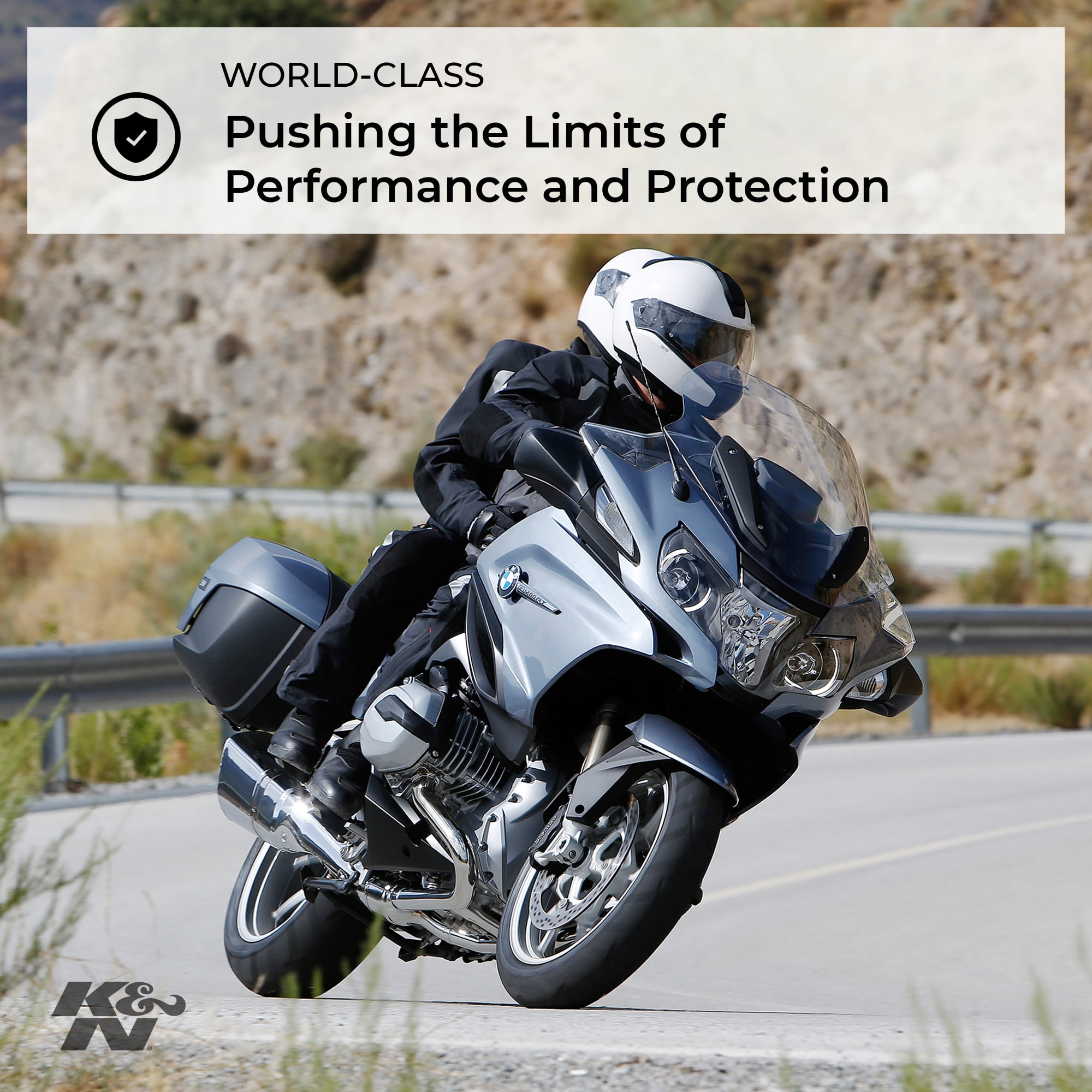K&N Performance Powersports High-Flow Engine Air Filter: Washable, Multi-Layer Protection, Engineered to Boost Horsepower, SU-8009