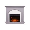 Decor Flame Electric Fireplace with 42inch Mantle
