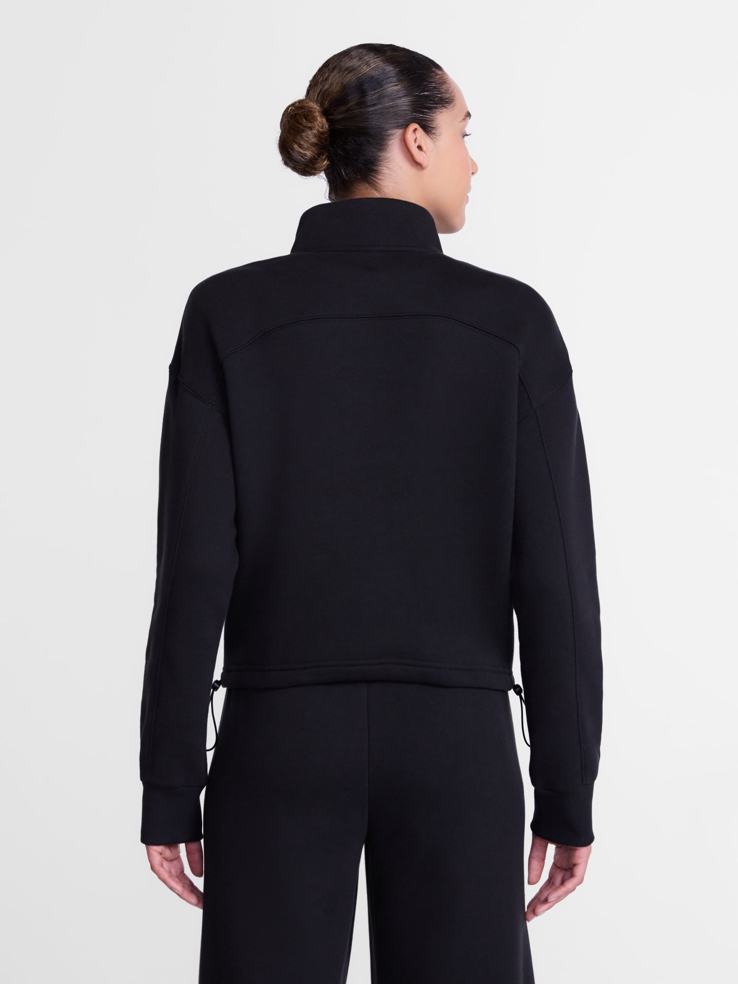 Athletic Works Women's Quarter Zip Fleece Sweatshirt, Sizes XS-XXXL