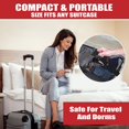 thumbnail image 3 of Dual Security Bar 2-Sets Adjustable-Length Portable Strong Door Bar For Hinged And Sliding Patio Doors & Windows Home Travel Security Extends 28 In. To 45 In. White, 3 of 4