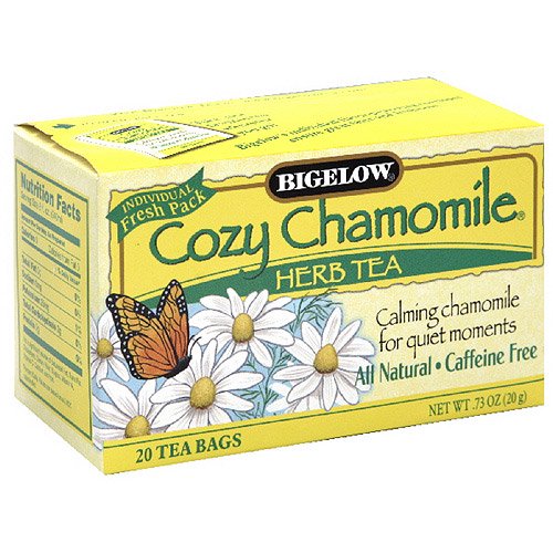 Bigelow Cozy Chamomile Herb Tea, .73 oz (Pack of 6)