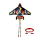 thumbnail image 1 of Kite Avión Forma Portátil Individual Línea Al Aire Libre Cometas Volares Para Niños Adultos Juguete Vidrio Acero Acero Poliéster Tela Mosca Juguetes Gris 1.7x2.8m Kearding FN009788-04, 1 of 7