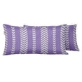 thumbnail image 1 of VargottamIndoor/OutdoorPolyester FabricLumbarPillowCover,All-Weather Waterproof Rectangular Cushion Case for Patio Furniture,16" x 24"Set of 2 -Striped-48, 1 of 6