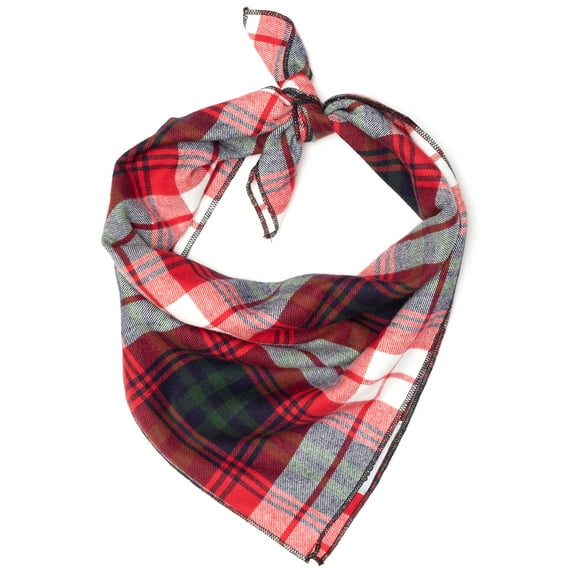 Red/Green/Navy Plaid Bandana