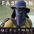 thumbnail image 4 of Yabuy Stay Cool and Stylish with Walmart's Fishing Hat with Removable Face Neck Cover Perfect for Activities, 4 of 7