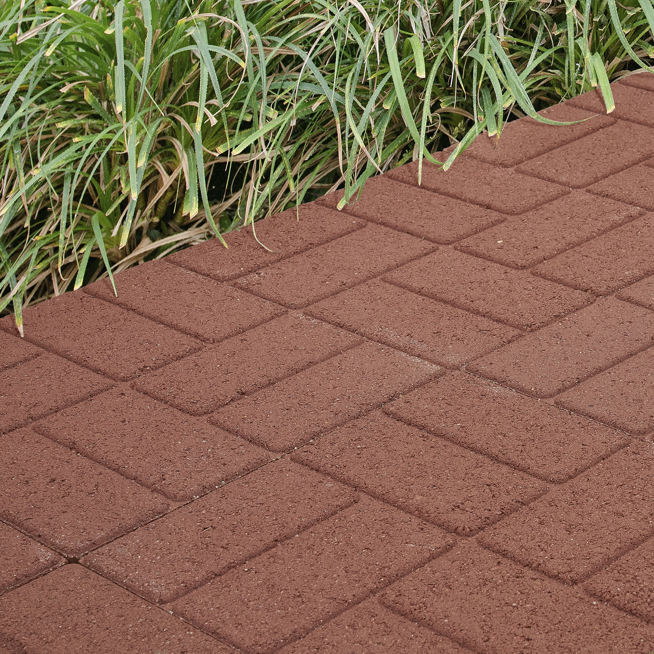 Pavestone 16" Square Brickface Red Stepping Stone