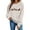 Beige, variant on Women's Crewneck Sweatshirts Halloween Printed Shirts Fall Winter Long Sleeve Sweaters Casual Blouses Loose Sweatshirt Pullover Top Halloween Costumes