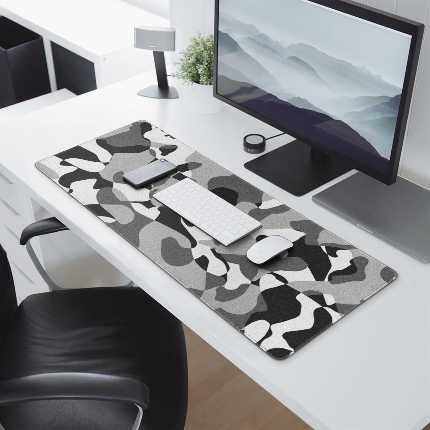Extra Large Gaming Mouse Pad with Non-Slip Base & Stitched Edges