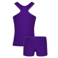 thumbnail image 5 of MSemis Kids Girls Two Pieces Athletic Sports Gymnastics Leotard Dancewear, 5 of 7