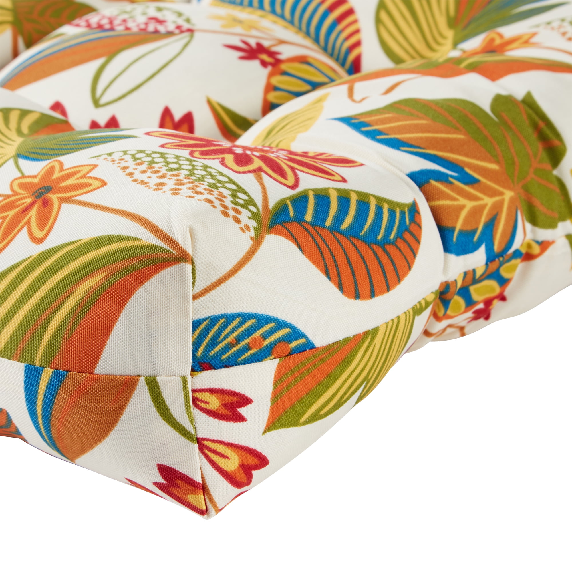 Greendale Home Fashions Esprit Floral Outdoor Dining Chair Cushion (2-Pack)