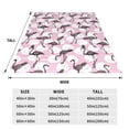 thumbnail image 3 of Sikiie Pineapple Flamingo Ultra-Soft Micro flannel Blanket Luxury All Seasons Warm Blanket for Bedding Sofa and Travel (4 sizes)-50"x40", 3 of 7