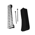 thumbnail image 3 of 15-Note Xylophone Glockenspiel Wooden Base Aluminum Bars with Mallets Percussion Musical Instrument Gift with Carrying Bag, 3 of 4