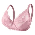 thumbnail image 1 of Bralettes de encaje Posición alta del corazón Sujetador push up Ropa interior cómoda y transpirable para mujer 38/85F Cameo Brown, 1 of 6