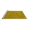 thumbnail image 2 of Ahgly Company Machine Washable Indoor Rectangle Oriental Yellow Industrial Area Rugs, 7' x 10', 2 of 4