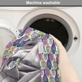 thumbnail image 2 of Floral Dog Crate Cover, Ornamental Elements in Colorful Blobs, Easy to Use Pet Kennel Cover Small Dogs Puppies Kittens, 7 Sizes, Multicolor, by Ambesonne, 2 of 6