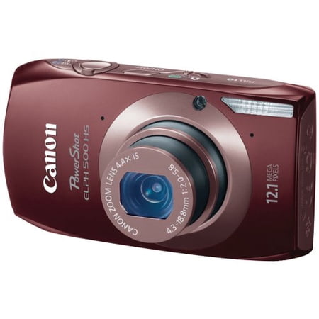 Canon PowerShot ELPH 500 HS 12.1 MP CMOS Digital Camera with Full HD ...