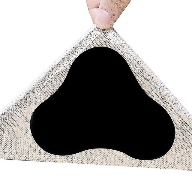 Cinta para alfombra de doble cara, antideslizante, reutilizable, antirizado, 10 Uds.
