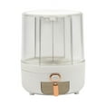 thumbnail image 4 of Airtight 6Grid Rotatable Dry Food Dispenser Rice Storage Container Cereal Keeper, 4 of 24