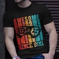 thumbnail image 2 of 11Th Bday 11Yr Boy Funny Gamer 11 Years Old Birthday V3 Unisex TShirt, 2 of 6