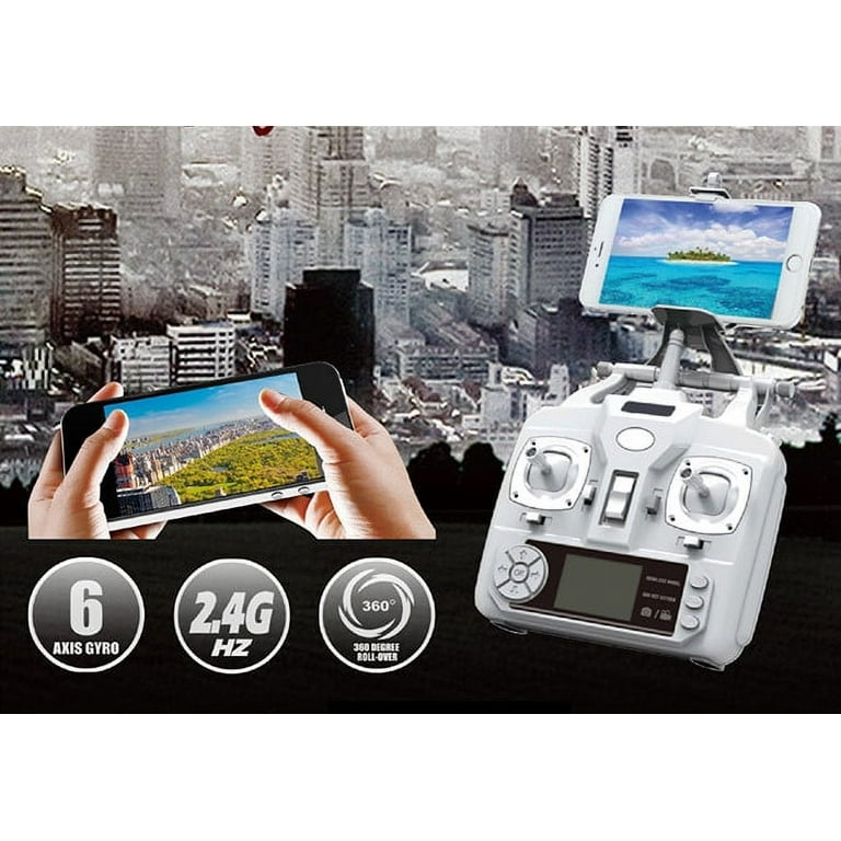 Aerial Quadrone Optics 360 Flip Roll Turn Drone HD WiFi Video Camera Live Stream