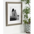 thumbnail image 6 of DesignOvation Kieva Solid Wood Picture Frames, Distressed Gray 11x14 matted to 8x10, Pack of 4, 6 of 7