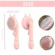 thumbnail image 5 of Pet Self-cleaning Slicker Brush, Cute Design And Soft Ergonomic Handle Pet Comb For Long Or Short Haired Dogs Cats, Pet Grooming Brush (pink,1pcs), 5 of 5
