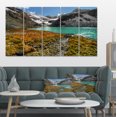 thumbnail image 1 of Crystal Clear Lake among Mountains - Landscape Canvas Art Print, 1 of 3