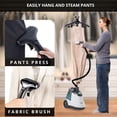 thumbnail image 4 of True & Tidy Tidy Commercial Heavy Duty Garment Steamer with Extra Large  Water Tank, White, 4 of 7