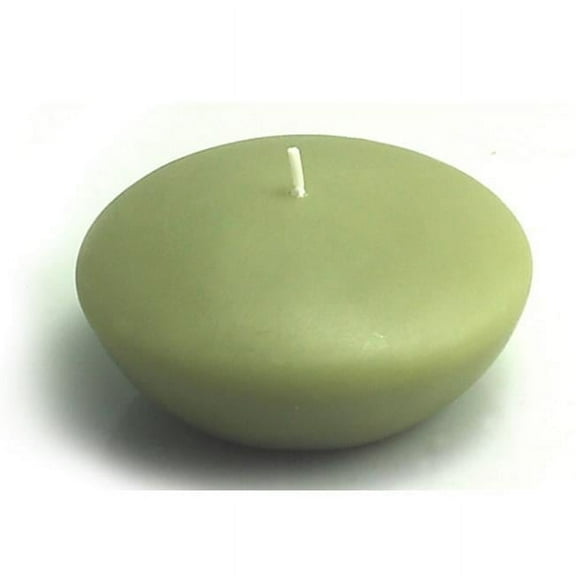 3 in. Sage Green Floating Candles -12pc-Box