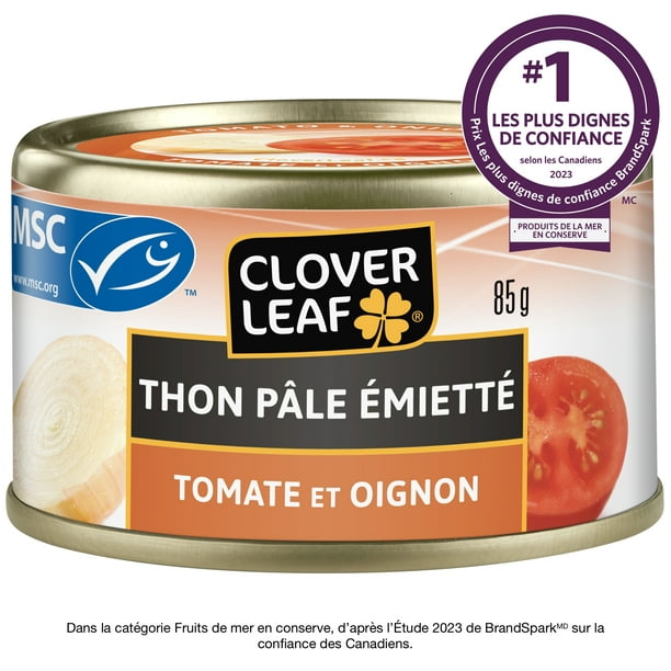 Clover LEAF Tomato Onion Flaked Light Tuna 85 g Walmart.ca