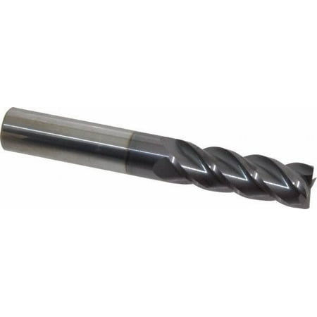 

Accupro 1/2 1-1/2 LOC 1/2 Shank Diam 3-1/2 OAL 4 Flute Solid Carbide Square End Mill Single End AlTiN Finish Spiral Flute 40° Helix Centercutting Right Hand Cut Right Hand Flute