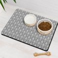 thumbnail image 3 of Boho Retro Floral Pet Feeding Mat-Abstract Art Vintage Absorbent Pet Placemat for Food and Water Bowl, with Waterproof Rubber Backing, Quick Dry Water Dispenser Mat for Dog and Cat (16"x24"), 3 of 7